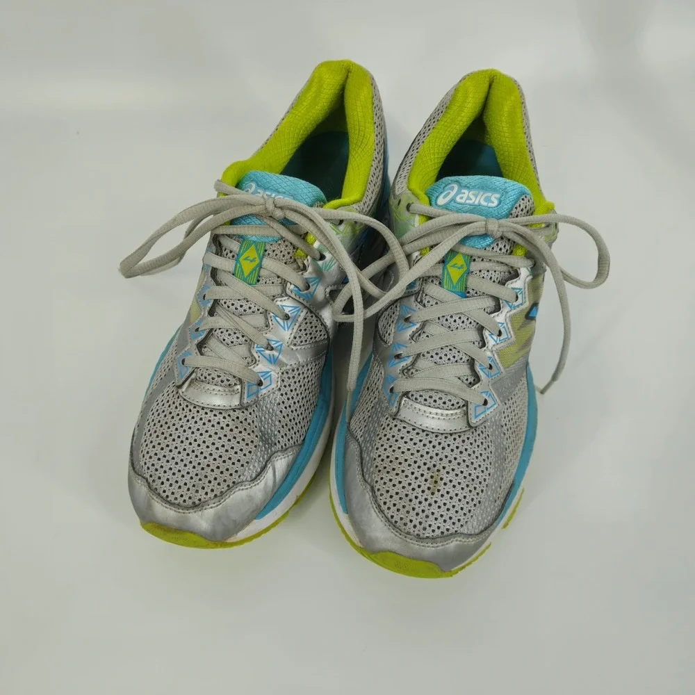 Asics GT 2000 4 Shoes Womens 10.5 2A Running Sneakers T659N Silver Multicolor